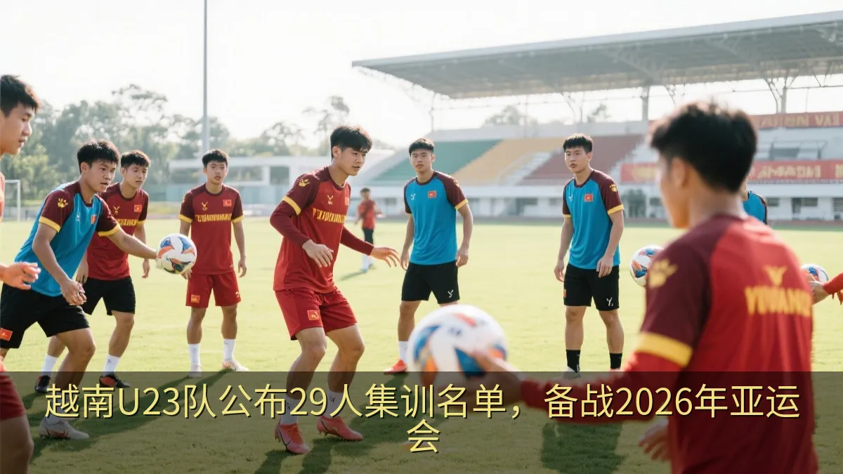 越南U23队公布29人集训名单，备战2026年亚运会